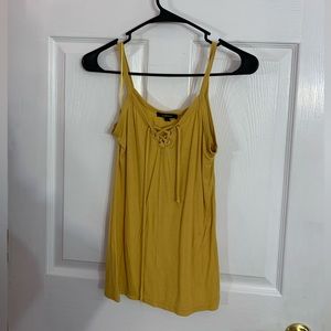 Yellow, shirt tank